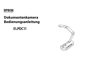 Bedienungsanleitung Epson ELPDC11 Dokumentenkamera