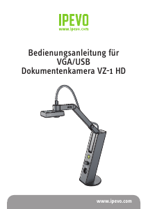 Bedienungsanleitung IPEVO VZ-1 HD Dokumentenkamera