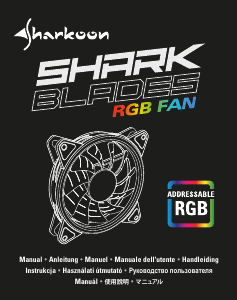 Руководство Sharkoon Shark Blades RGB Процессорный кулер