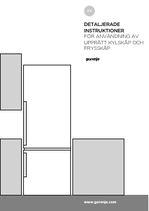 Bruksanvisning Gorenje RK62FSY2B Kyl-frys