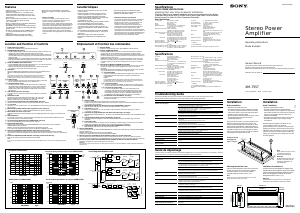 Manual Sony XM-7557 Car Amplifier