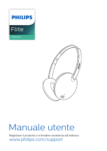Manuale Philips SHB4405WT Cuffie