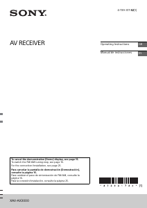 Handleiding Sony XAV-AX3000 Autoradio