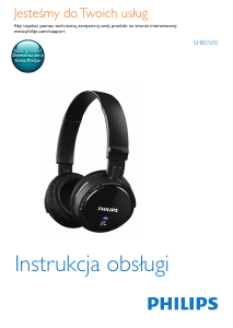 Instrukcja Philips SHB5500BK Słuchawki