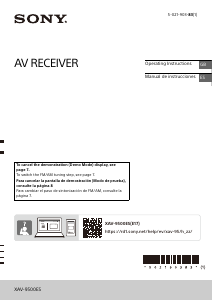 Manual Sony XAV-9500ES Car Radio