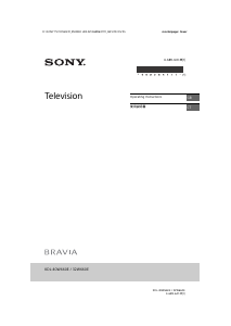 Manual Sony Bravia KDL-40W660E LCD Television