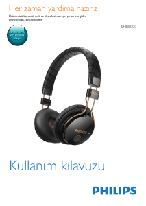 Kullanım kılavuzu Philips SHB8000WT Kulaklık