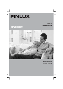 Manual Finlux 42FLHX880U LCD Television