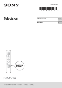 Handleiding Sony Bravia KD-55X85J LCD televisie