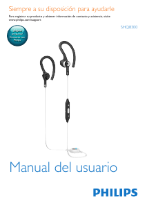 Manual de uso Philips SHQ8300LF Auriculares