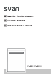 Manual Svan SVJ245D Dishwasher