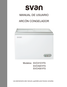 Manual Svan SVCH301FS Freezer