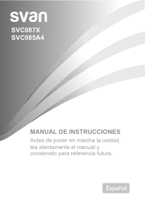 Manual Svan SVC085A4 Freezer