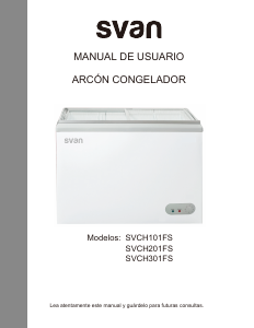 Manual Svan SVCH101FS Freezer