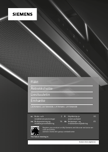Brugsanvisning Siemens LJ67BAM60 Emhætte