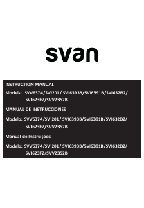 Manual de uso Svan SVV2352B Placa