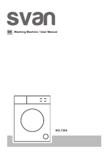 Manual Svan SVL7304 Washing Machine