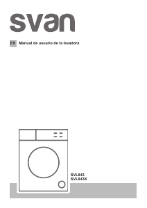 Manual de uso Svan SVL843X Lavadora