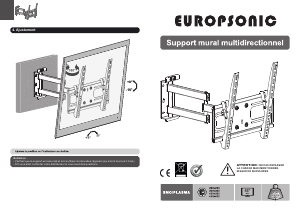 Mode d’emploi Europsonic SMO-PLASMA Support mural