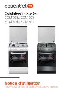 Mode d’emploi Essentiel B ECM 601i Cuisinière