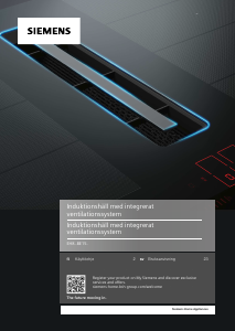 Käyttöohje Siemens EH875BE15E Keittotaso