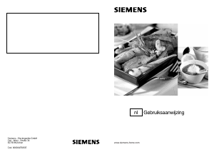 Handleiding Siemens ER726RB90D Kookplaat