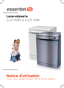 Mode d’emploi Essentiel B ELV3 458b Lave-vaisselle