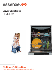 Mode d’emploi Essentiel B ELVI 453f Lave-vaisselle