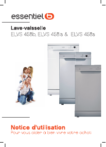 Mode d’emploi Essentiel B ELVS 458b Lave-vaisselle