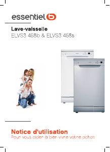 Mode d’emploi Essentiel B ELVS3 458b Lave-vaisselle