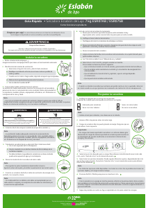 Manual de uso Eslabón de lujo ESR07AB Secadora