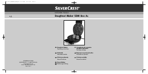 Instrukcja SilverCrest SDM 800 A1 Urządzenie do pączków