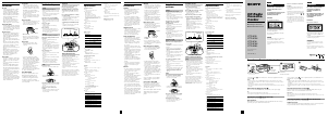 Manual de uso Sony CFD-S36L Set de estéreo