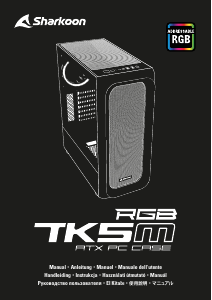 Manual Sharkoon TK5M RGB Caixa de PC