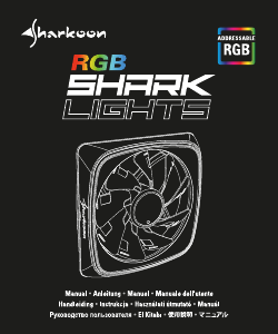 Manuál Sharkoon RGB Shark Lights Chladič CPU