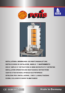 Bedienungsanleitung Potis G3 Dönergrill