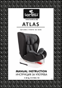 Manual Lorelli Atlas Scaun auto