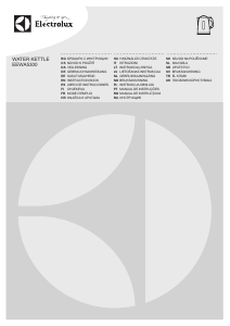 Manuál Electrolux EEWA5300 Konvice