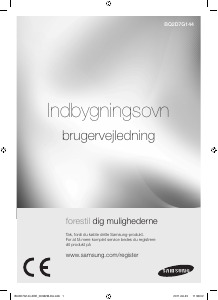 Brugsanvisning Samsung BQ2D7G144/XEE Ovn