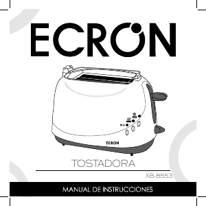 Manual de uso Ecron XB-8553 Tostador