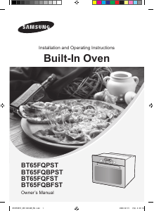 Manual Samsung BT65FQBFST Oven