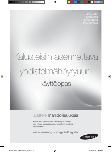 Käyttöohje Samsung FQV313T003 Uuni