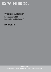 Manual de uso Dynex DX-WGRTR Router