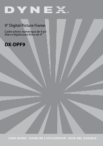 Manual Dynex DX-DPF9 Digital Photo Frame