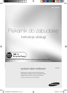 Instrukcja Samsung NV6786BNESR Piekarnik