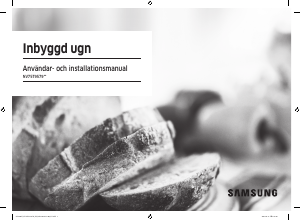 Käyttöohje Samsung NV75T9579CD Uuni