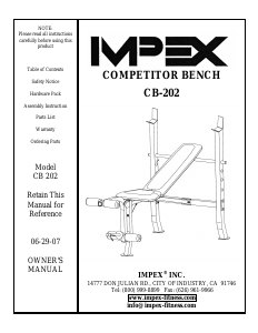 Manual Impex CB-202 Multi-gym