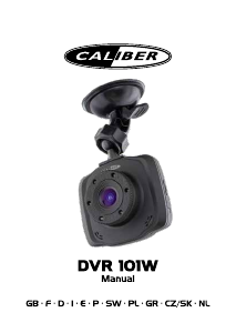 Manuál Caliber DVR101W Akční kamera