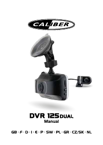 Návod Caliber DVR125DUAL Akčná kamera