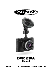 Manuál Caliber DVR210A Akční kamera